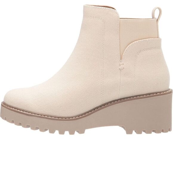 Dolce Vita Rielle womens Ankle Bootie in canvas sz 10 - Picture 6 of 9